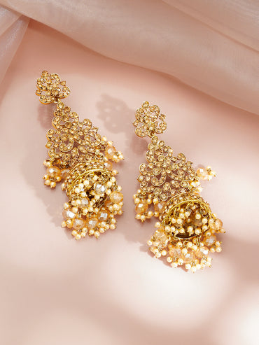 Golden Heirloom Pearl Drape Jewellery Set