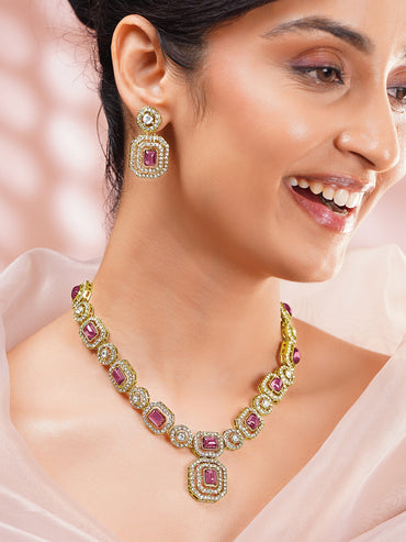 Gold Plated Mulberry Muse Antique Necklace Set