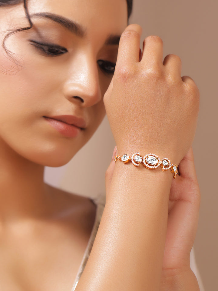 Handcrafted Kundan Bracelet