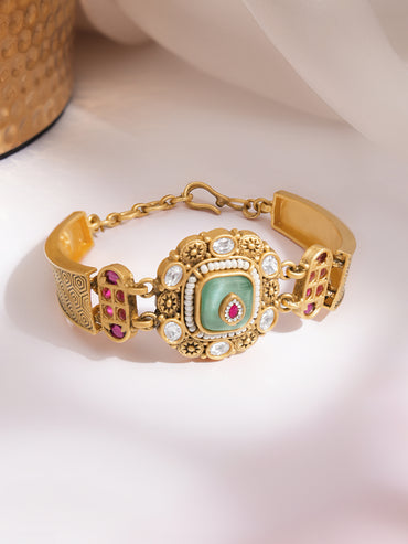 Pastel Luxe Heritage Statement Bracelet
