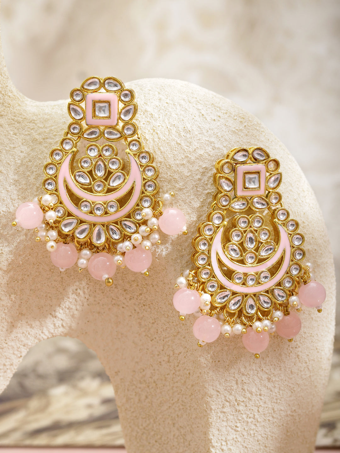 Heritage Charm Light Pink Danglers