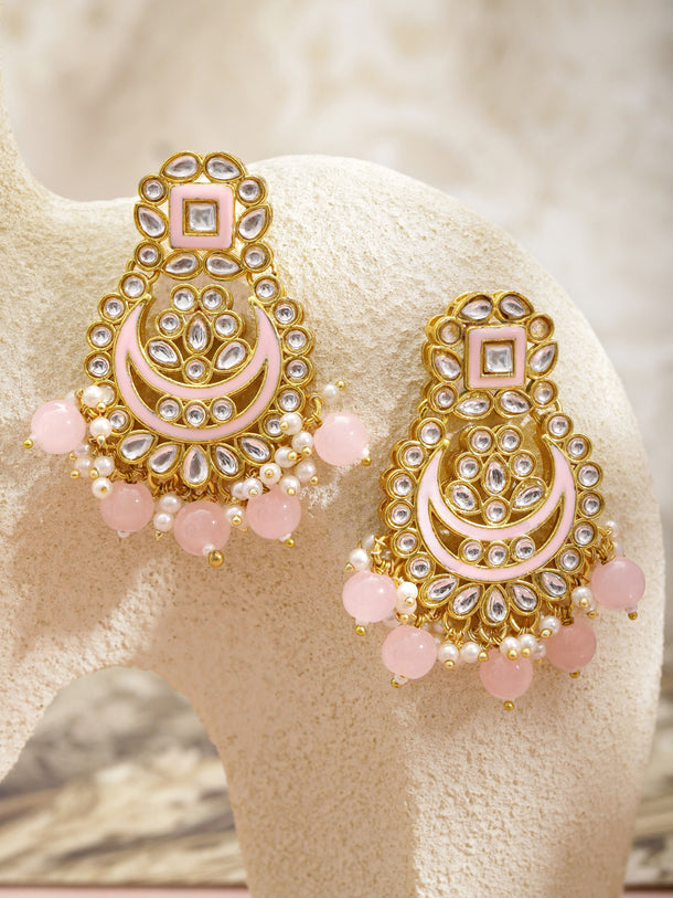 Heritage Charm Light Pink Danglers