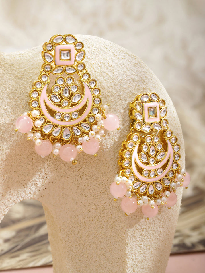 Heritage Charm Light Pink Danglers