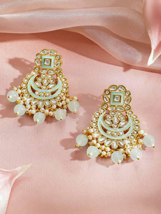 Heritage Charm Mint Green Danglers