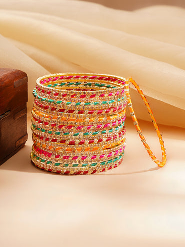 Set of 23 Multicolor AD Bangles