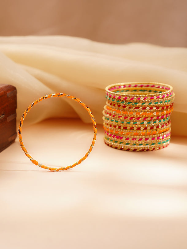 Set of 23 Multicolor AD Bangles