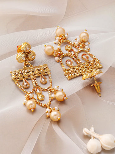 Pearl Drop Layered Choker Set