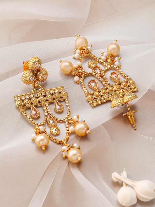 Pearl Drop Layered Choker Set