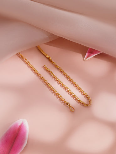 Minimal Glow Gold Waist Chain