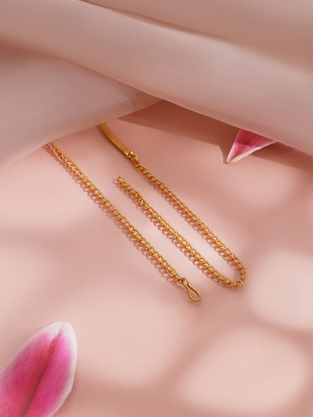 Minimal Glow Gold Waist Chain