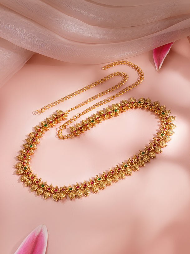 Gold Traditional Kamarbandh Waist Chain