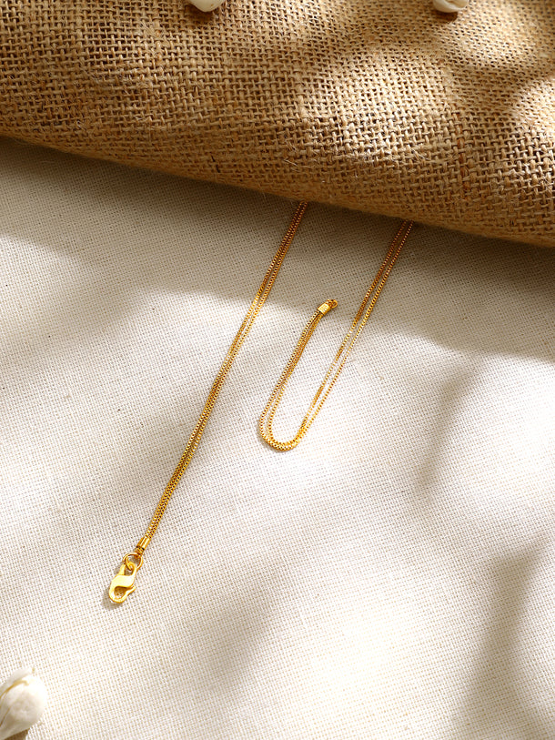 Gold Plated Twin Layer Zirconia Orb Bead Chain Necklace