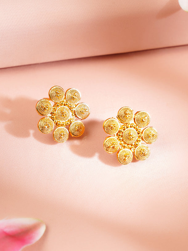 Gold Plated Coin Motif Necklace Set