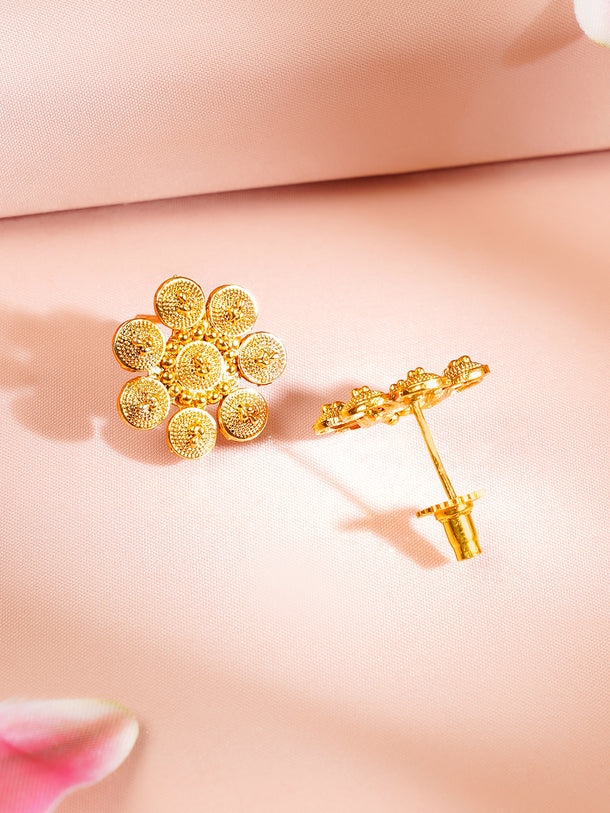 Gold Plated Coin Motif Necklace Set