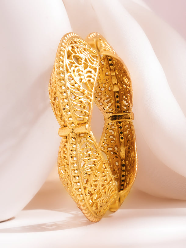 Golden Lacework Openable Bracelet
