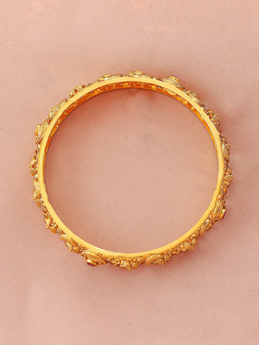 Opulent Bloom Kundan Bangle Set