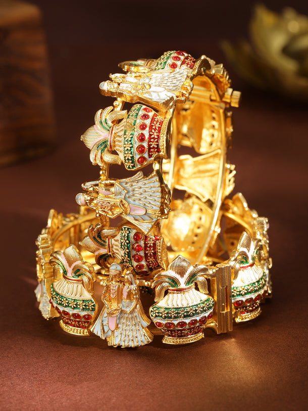 Radha Krishna Multicolour Divine Bangles