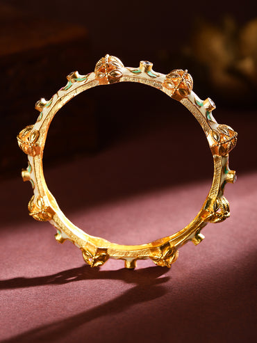 Pastel Finery Multicolour Kundan Bangles