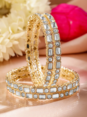 Legacy Luxe Kundan Bangles