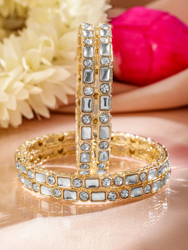 Legacy Luxe Kundan Bangles