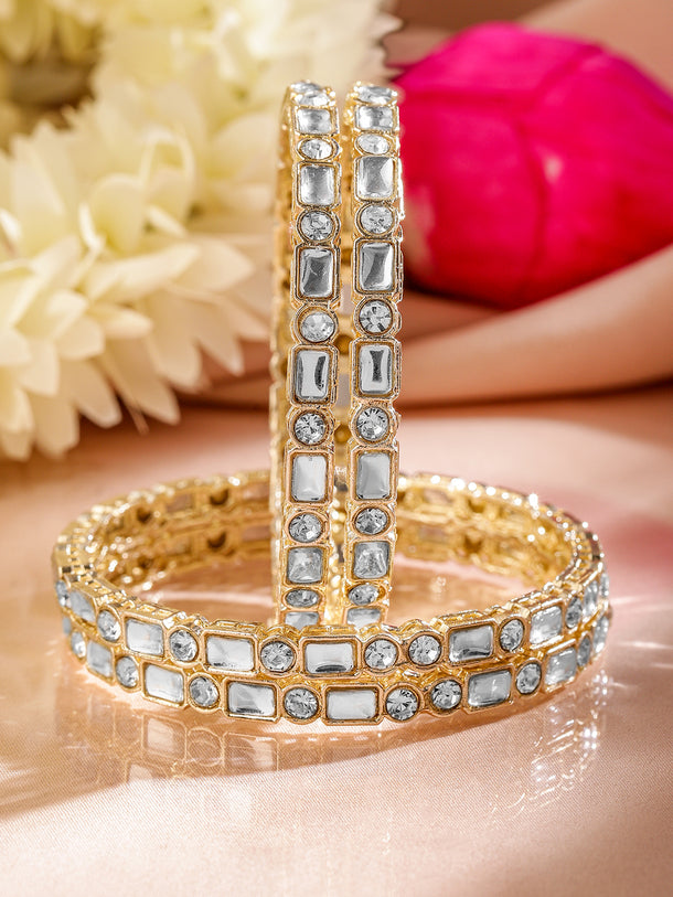 Legacy Luxe Kundan Bangles