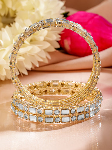 Legacy Luxe Kundan Bangles