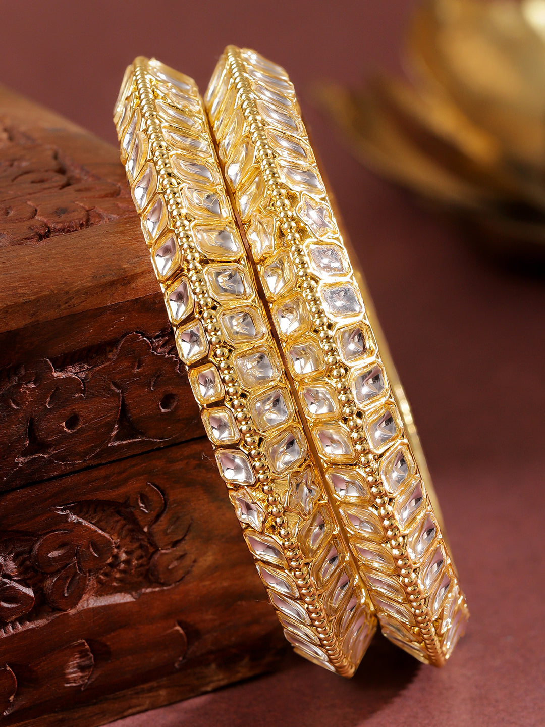 Royal Muse Kundan Bangles