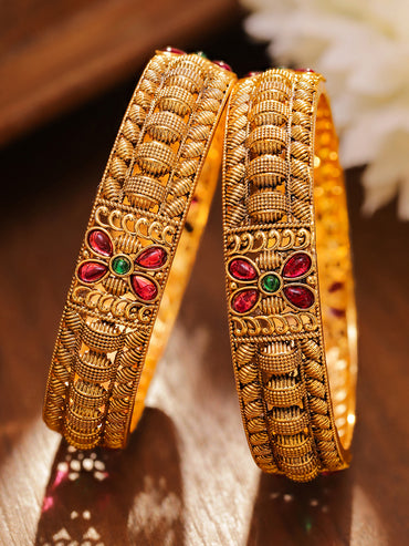 Beautiful Floral Motifs Bangles