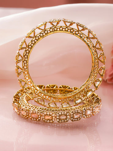 Occasion Shine Gold-Plated Bangles