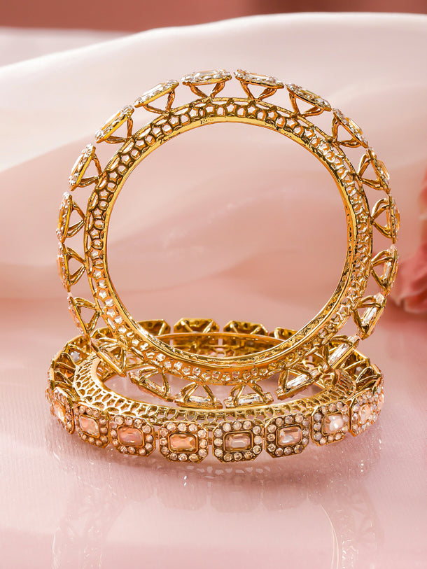 Occasion Shine Gold-Plated Bangles