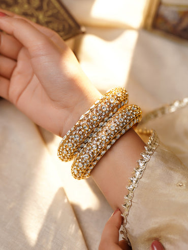 Wedding Glow Traditional Kundan Bangles