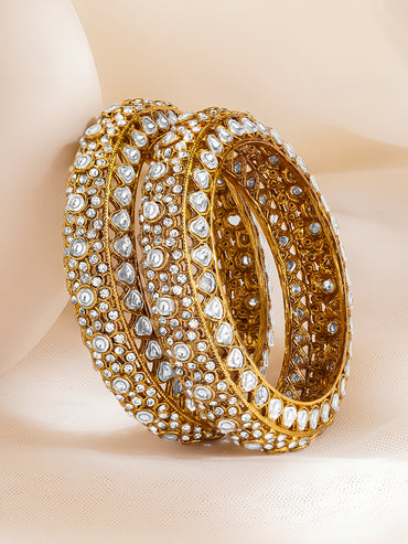 Wedding Glow Traditional Kundan Bangles