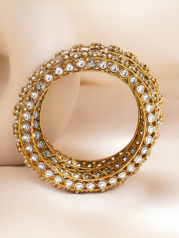 Wedding Glow Traditional Kundan Bangles