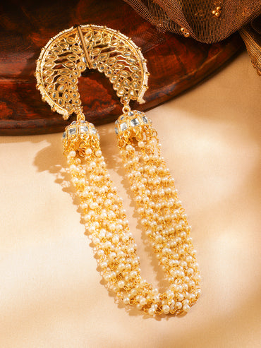 Golden Glow of Grace Hair Brooch