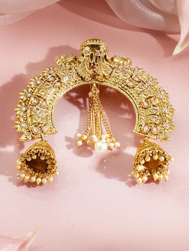 Royal Kundan Bridal Hair Accessory