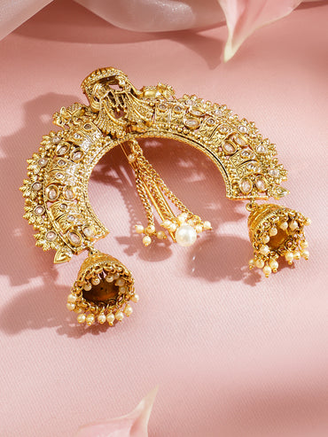 Royal Kundan Bridal Hair Accessory