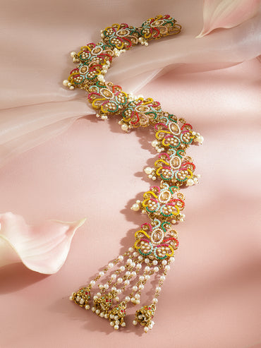 Floral Symphony Multicolour Hairbrooch