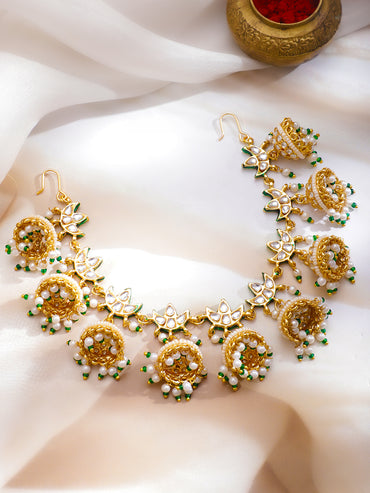 Tradition Touch Kundan Hair Brooch