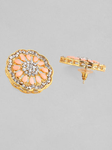 Charming Soft Peach Choker Set