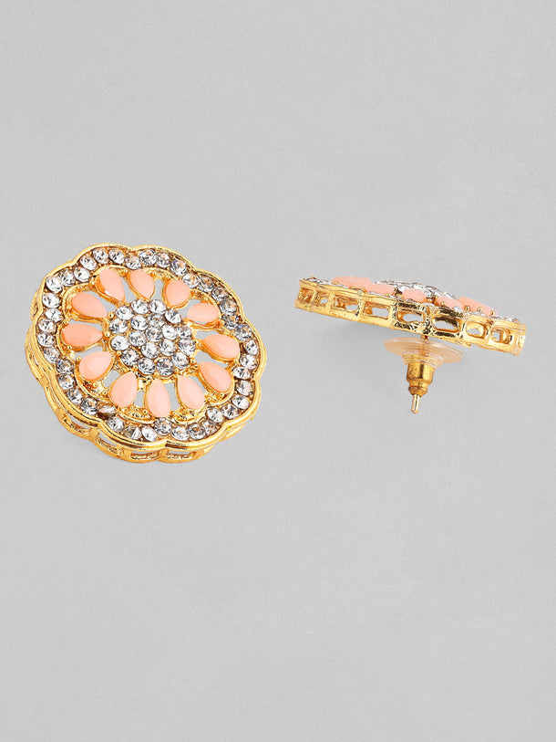 Charming Soft Peach Choker Set