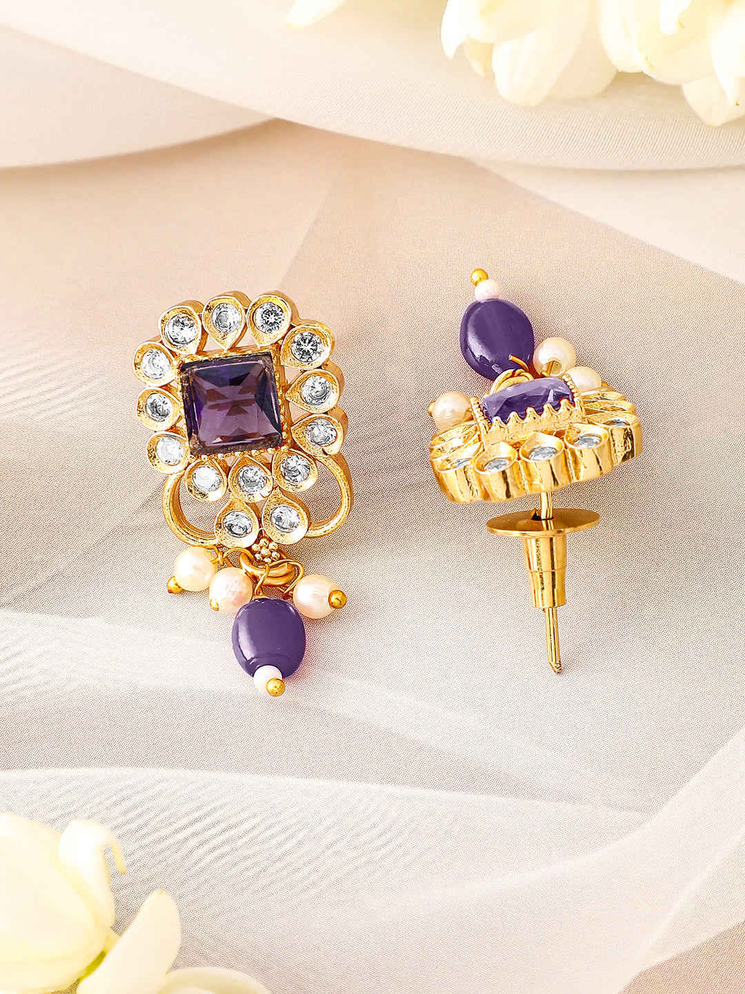 American Diamond Zirconia Blue Choker Set