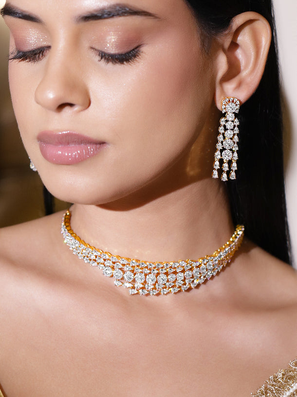 Diamond-Dream Radiance Choker Set