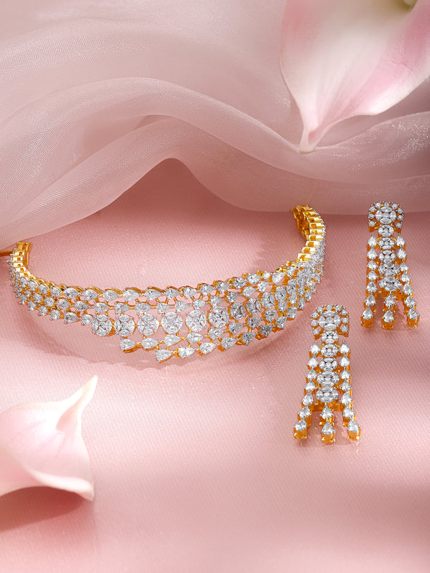 Diamond-Dream Radiance Choker Set