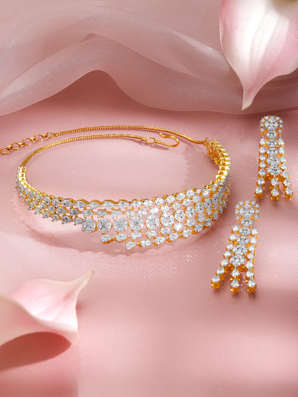 Diamond-Dream Radiance Choker Set