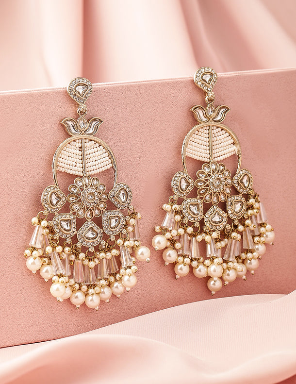 Pearl Crown Heritage Danglers