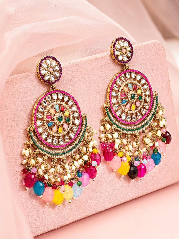 Royal Radiance Multicolour Danglers