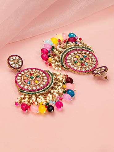 Royal Radiance Multicolour Danglers