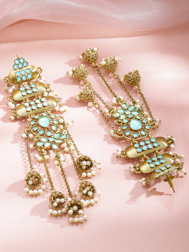 A Symphony of Kundan Jhumka