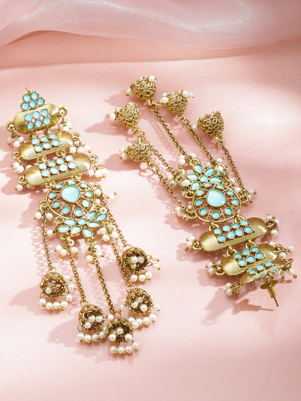 A Symphony of Kundan Jhumka