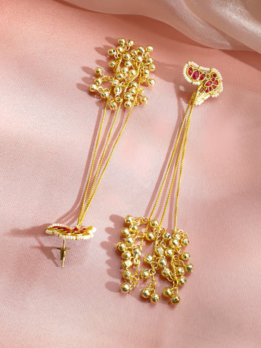 Celebration Glow Ruby Dangler Earrings